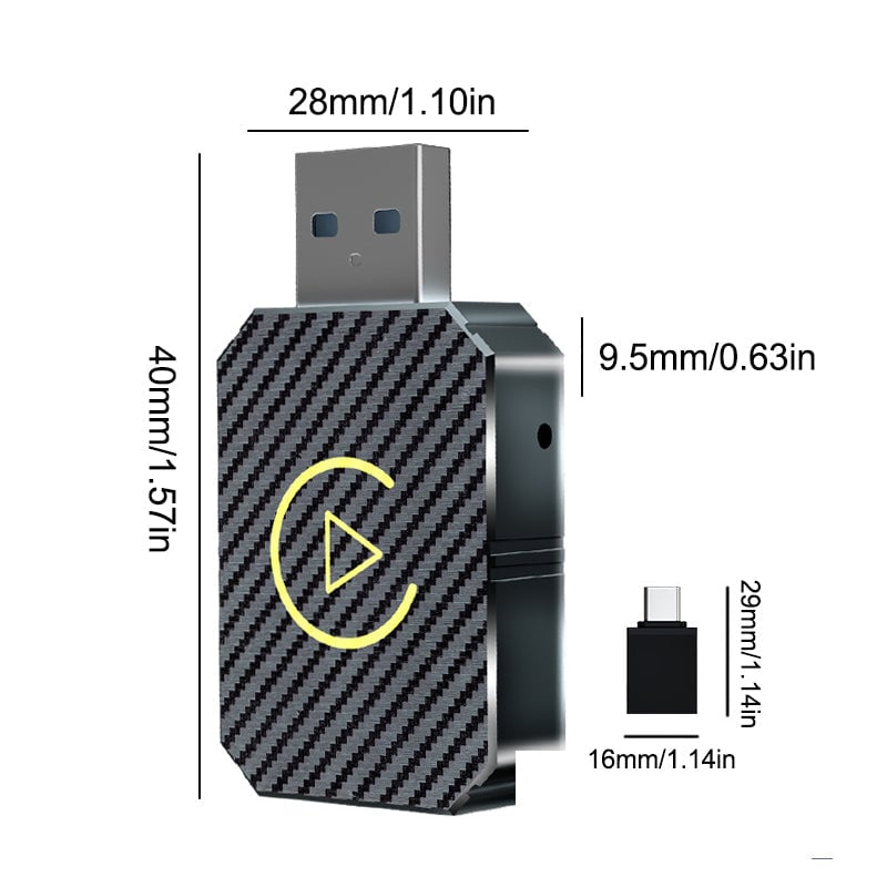 Mini Universal Wireless CarPlay Adapter