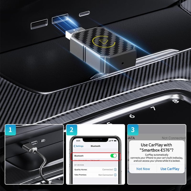 Mini Universal Wireless CarPlay Adapter